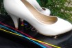 Туфли белые лаковые , очень удобные 39 размера по стельке 25.5 см , к фото № 1