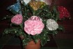 Продам куст из девяти разноцветных  роз из бисера(рубка) Высота куста фото № 1