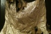 Выпускное платье, цвет золото. Размер 42-44, на 160-165 см. На корсет фото № 2