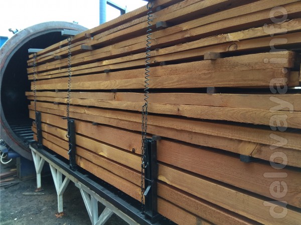 Термо модификация древесины происходит в насыщенной паровой среде при