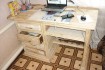 Компьютерный-письменный стол сделан из дерева, своими руками,  2500 г фото № 1
