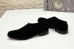 Туфли мужские классические, из натурального черного замша, размер 40, фото № 2