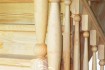 Деревянные столбы из сухой древесины (влажность 8-10%) без сучков, ср фото № 2