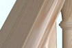 Деревянное перило из сосны или дуба сращенные по длинне на микрошип.  фото № 2
