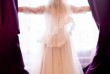 Продам нежное свадебное платье айвори-беж с прозрачными рукавами и лё