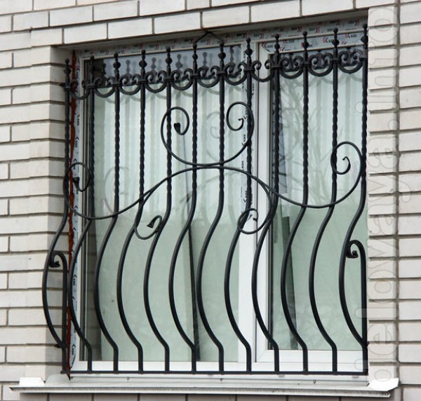 Сварные металлические решётки на окна: ровные, плоские, гнутые,
объем
