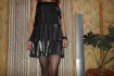 Нарядное платье из диско-ткани стального цвета, размер - 44 - 46, цен фото № 4