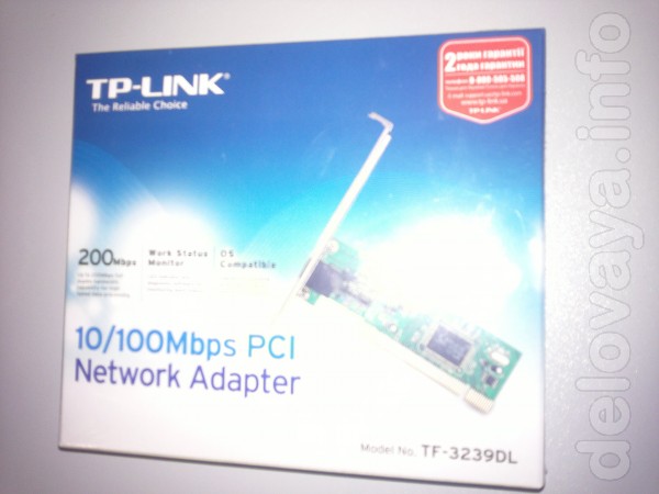 Продаётся сетевая карта для ПК TP-Link TF-3239DL-новая в упаковке !
О